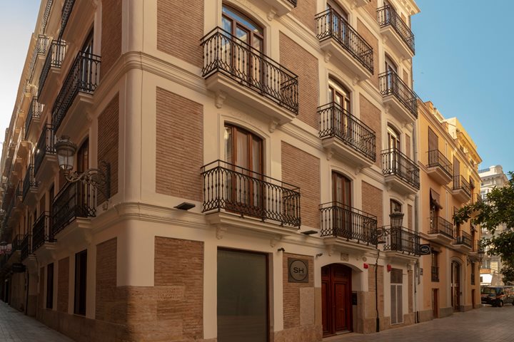 Façade de l'hôtel, SH Suite Palace, Valence