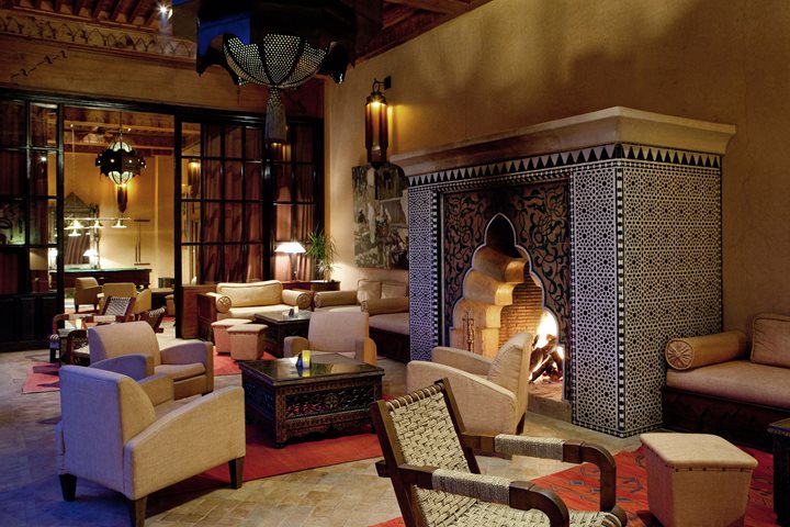 Salon extérieur, Les Jardins de la Koutoubia, Marrakech