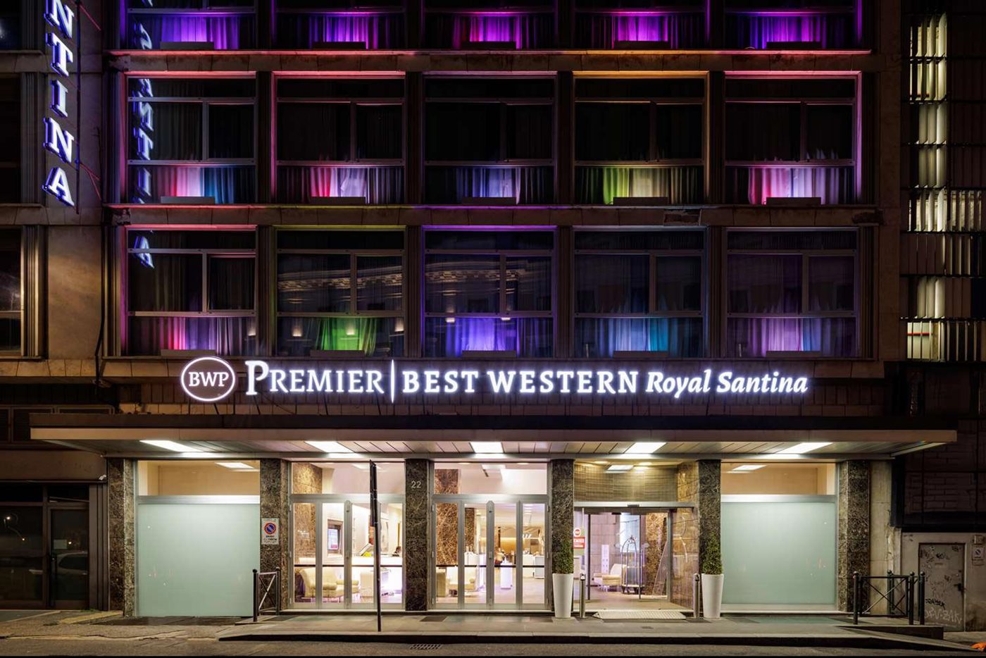 Hotel Facade, Best Western Premier Hotel Royal Santina, Rome