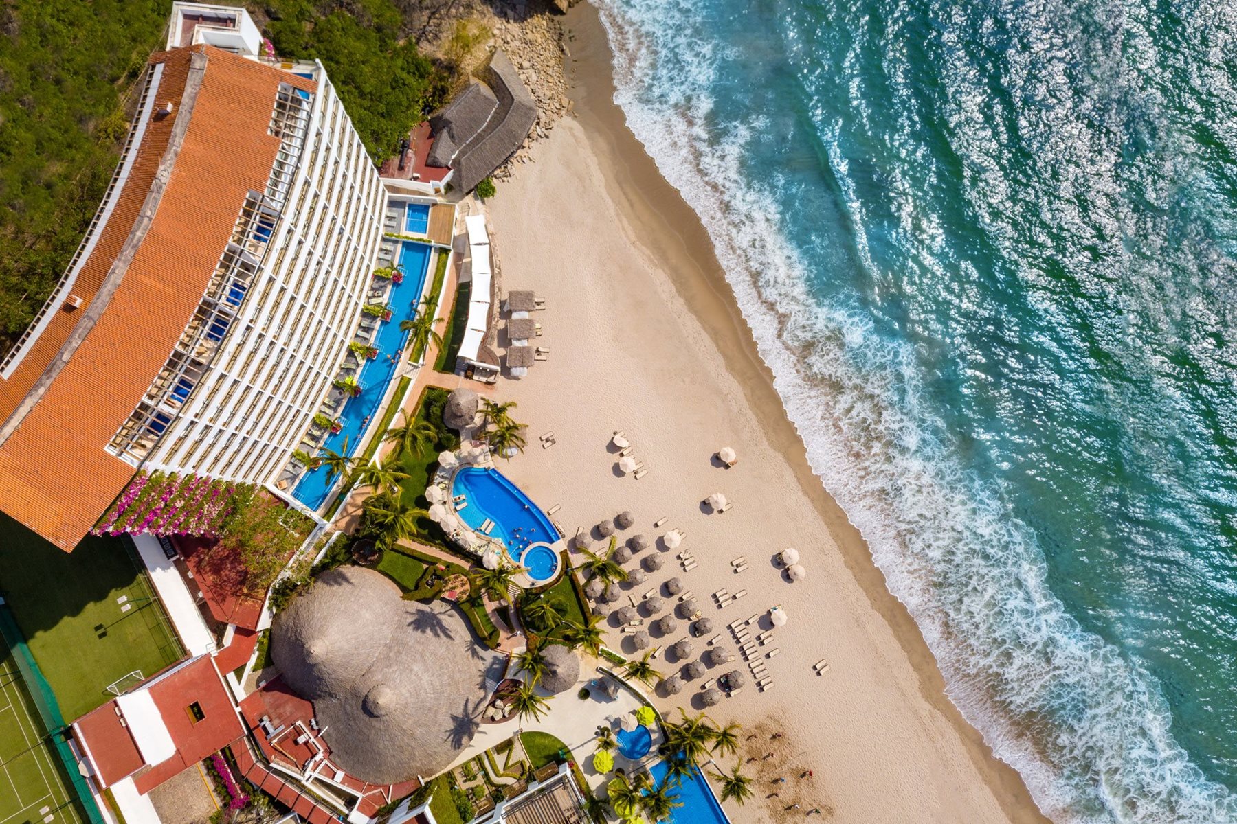 Aerial view, Hyatt Ziva Puerto Vallarta