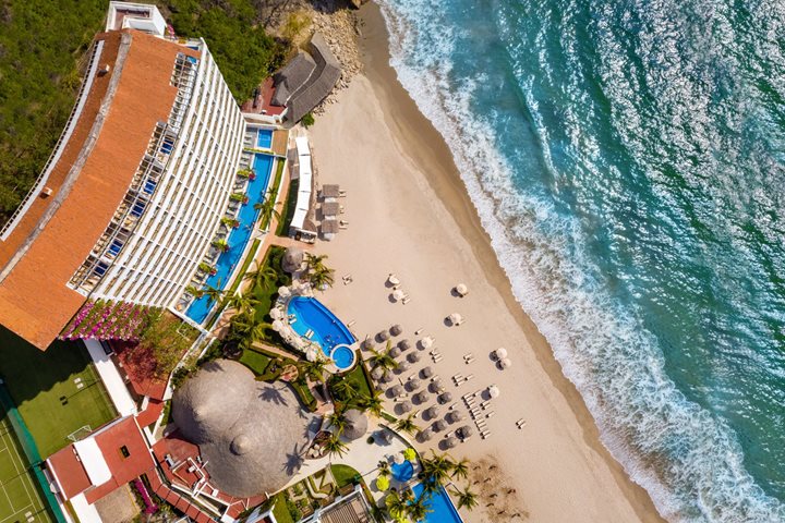 Aerial view, Hyatt Ziva Puerto Vallarta