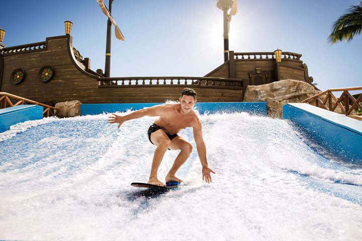 Piscine à vagues Surf Rider, Barceló Maya Beach, Riviera Maya