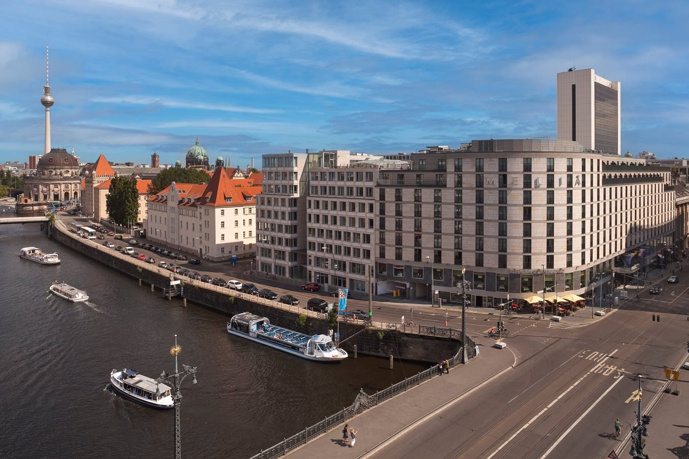 Façade hôtel de jour, Meliá Berlin