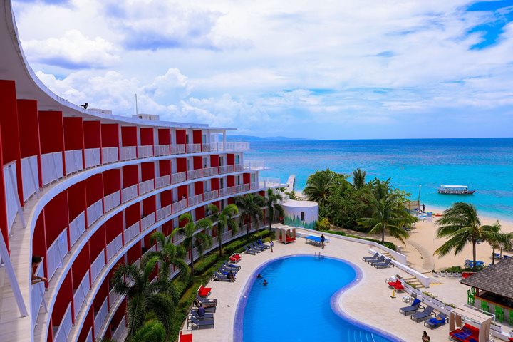 Aerial view, Grand Decameron Cornwall Beach, A Trademark All-Inclusive Resort, Montego Bay
