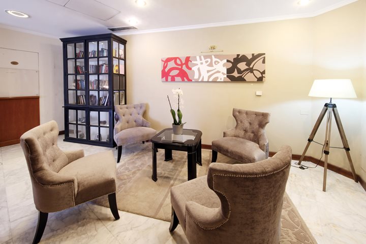 Hall, Hotel Traiano, Rome