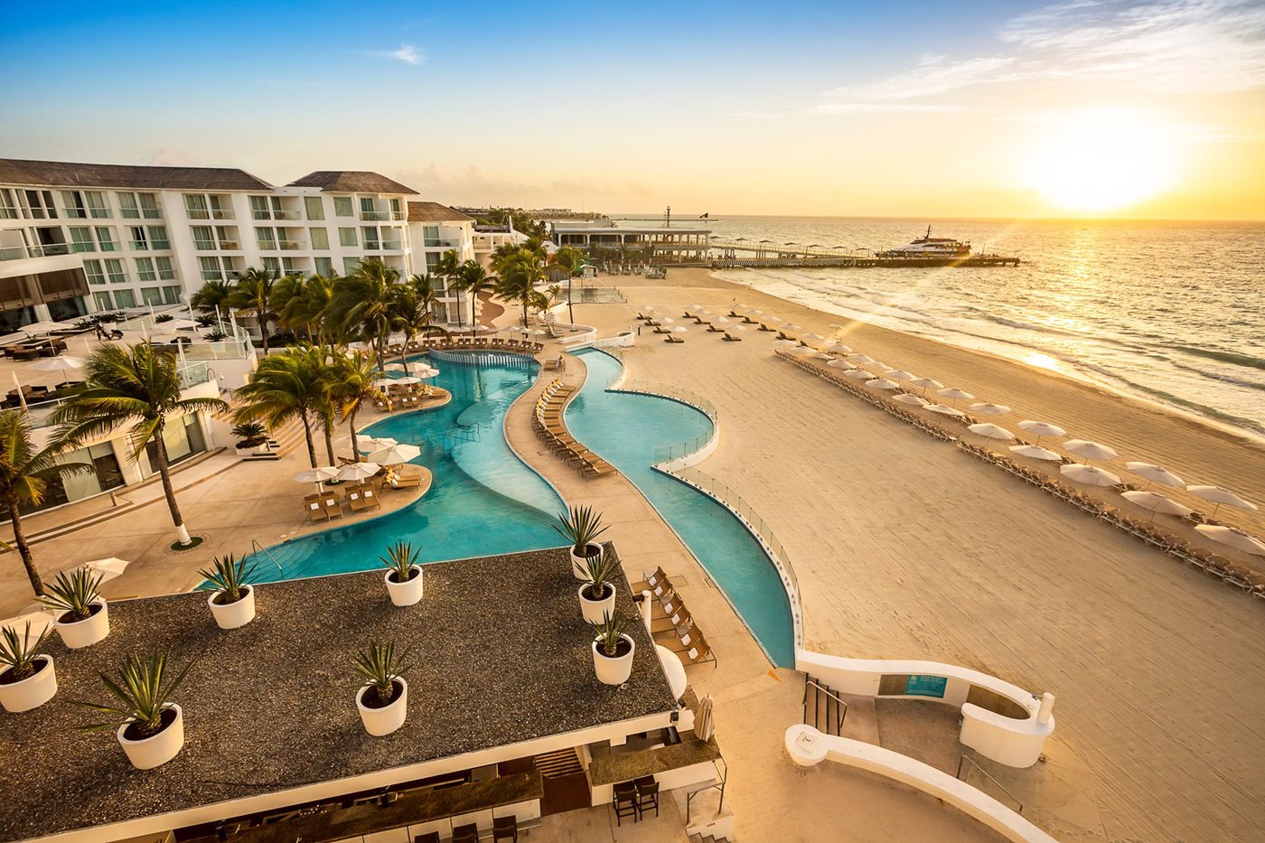 Aerial, Playacar Palace, Riviera Maya