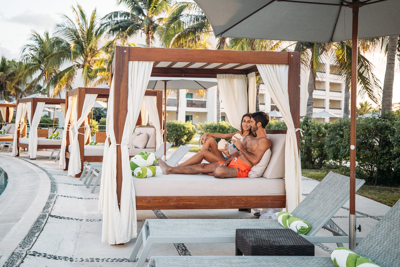 Piscine - lits de plage, Hyatt Ziva Riviera Maya