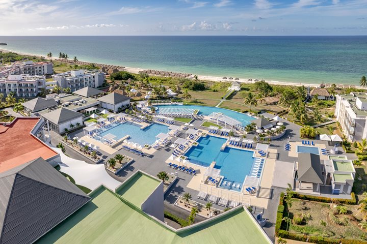 Vue aérienne, Meliá Costa Rey, Cayo Coco