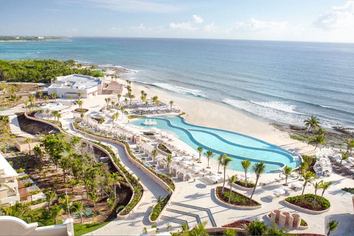 Oceanfront Infinity Pool, TRS Yucatan Hotel, Riviera Maya