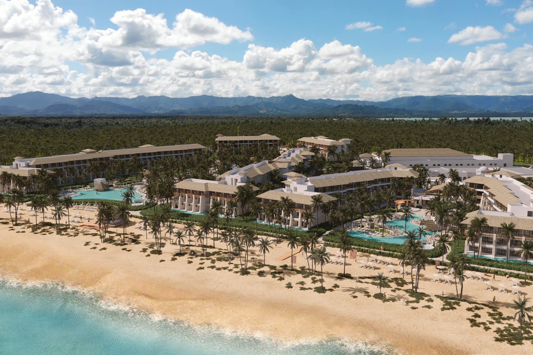 Aerial, Dreams Playa Esmeralda Resort & Spa, Miches