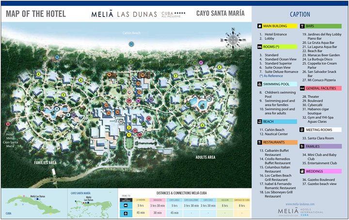 Meliá Las Dunas - Hotel plan