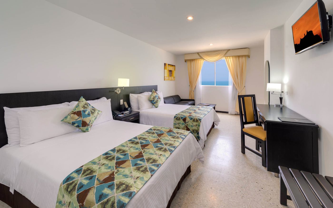 Superior Room Ocean View, Hotel Cartagena Plaza
