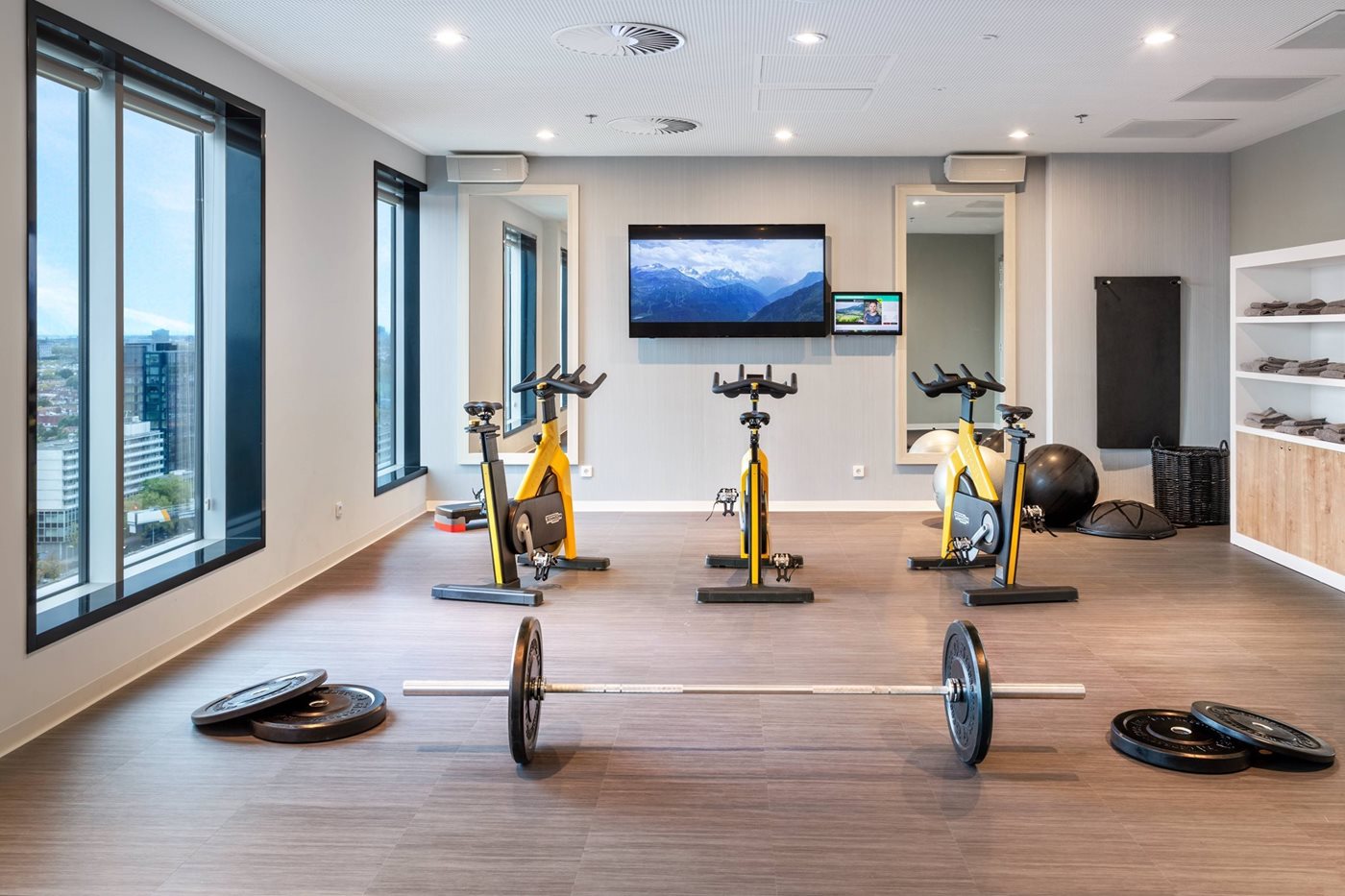 Salle d'entraînement, Innside Amsterdam By Meliá