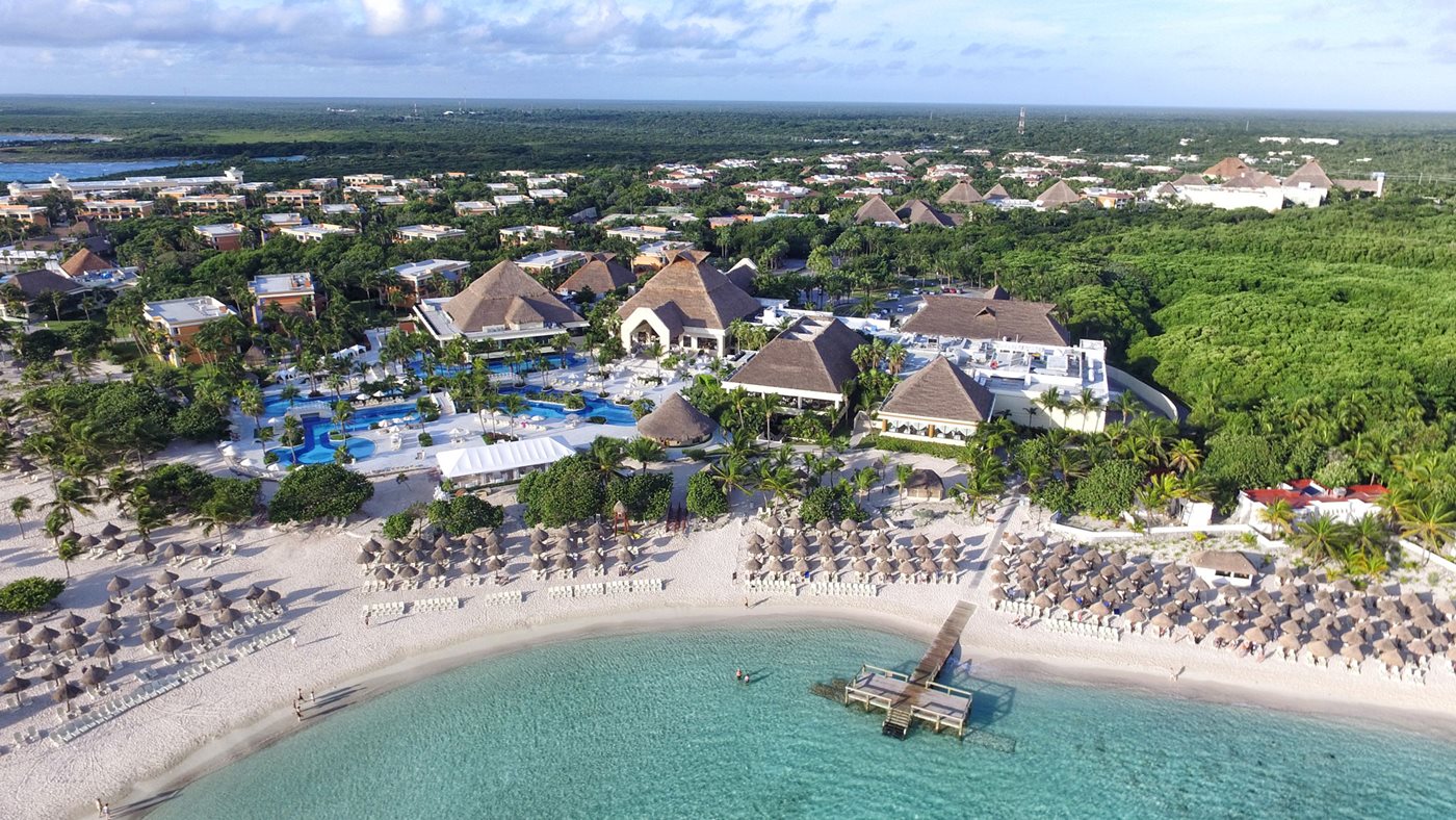 Vue aérienne, Bahia Principe Luxury Akumal, Riviera Maya