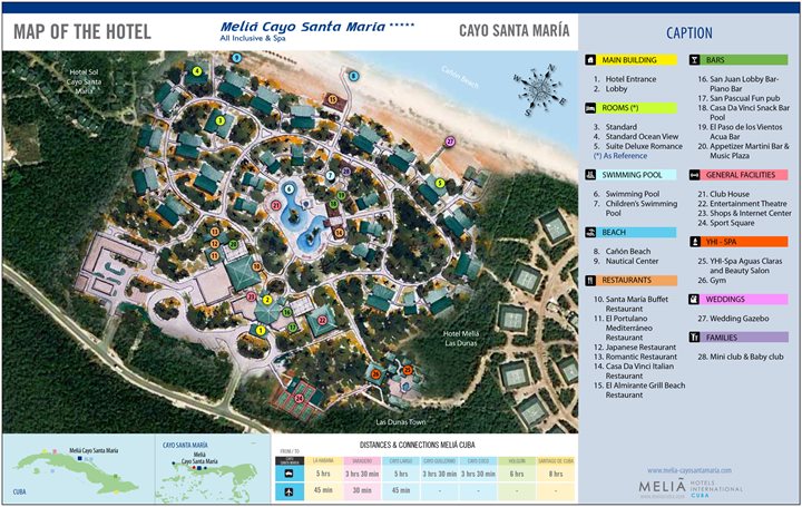 Meliá Cayo Santa Maria - Hotel plan