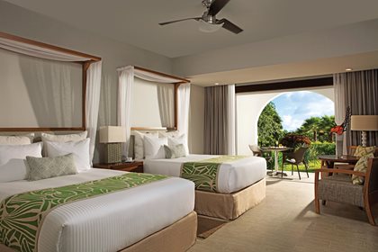 Chambre de luxe vue tropicale lits doubles, Dreams Dominicus La Romana Resort & Spa