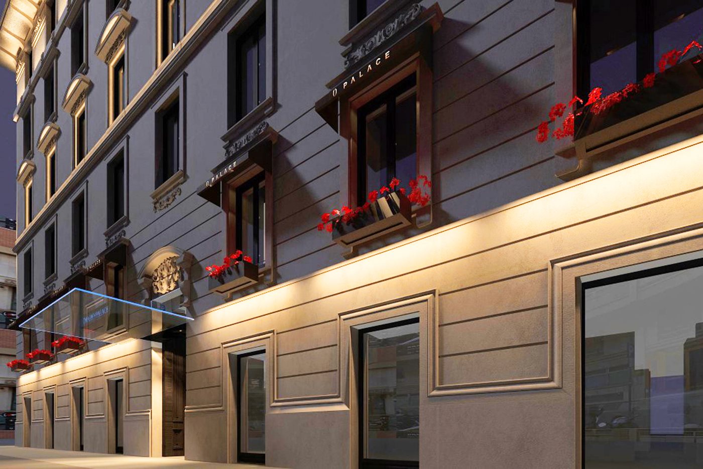 Façade de l'hôtel, Hotel Orazio Palace, Rome