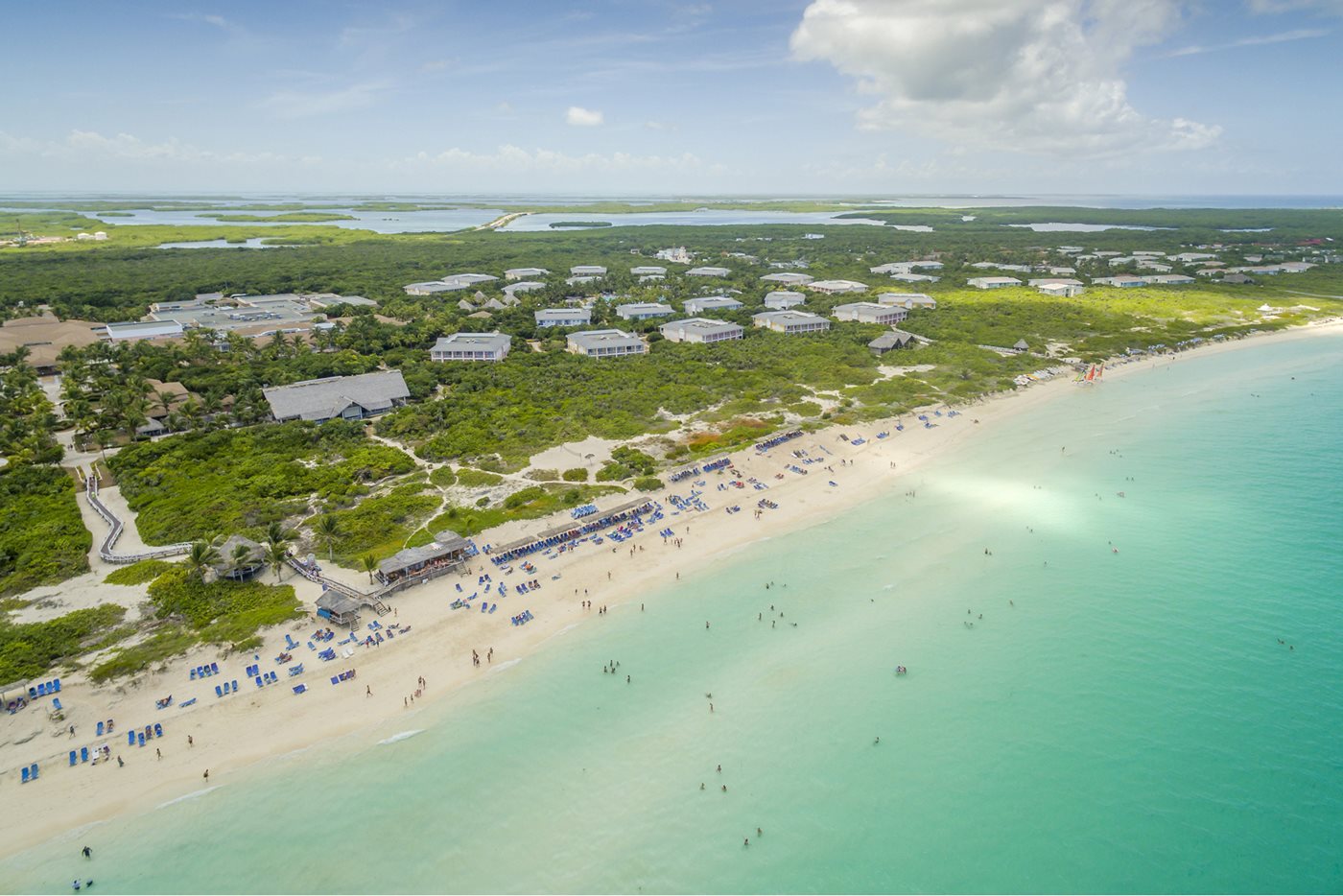 Aerial, Meliá Las Dunas, Cayo Santa Maria