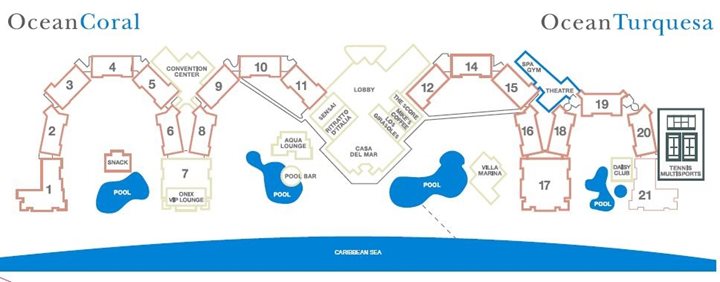 Ocean Coral & Turquesa El Beso - Hotel plan