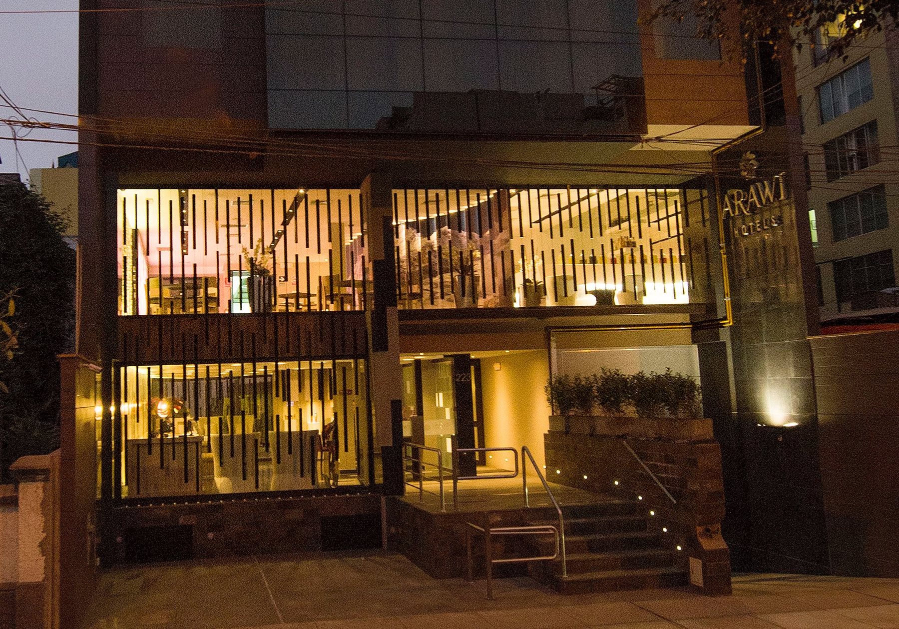 Hotel facade, Arawi Miraflores Prime Lima