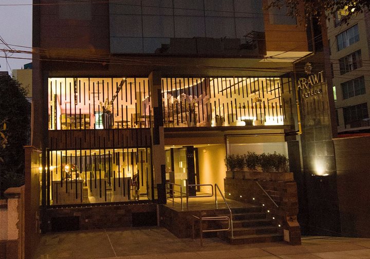 Hotel facade, Arawi Miraflores Prime Lima