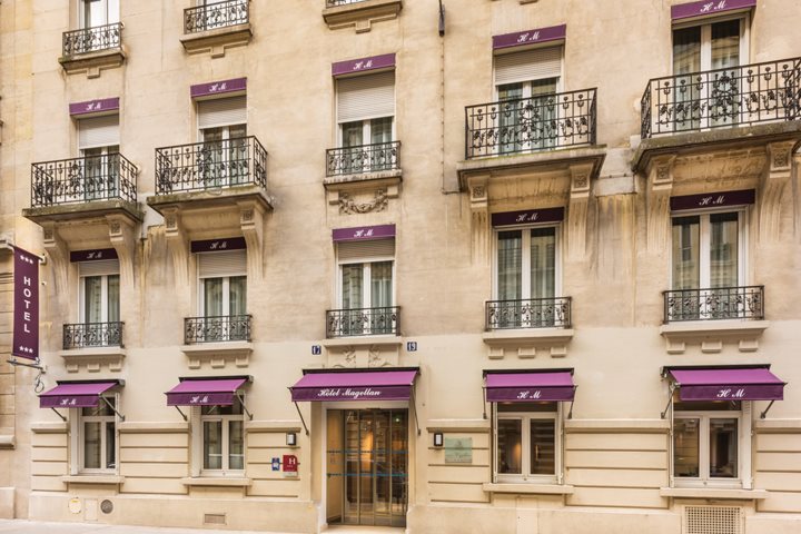Façade de l'hôtel, Hôtel Magellan, Paris