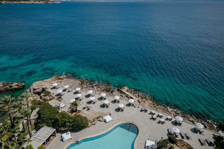 Vue aérienne, Hotel de Mar Gran Meliá, Majorque