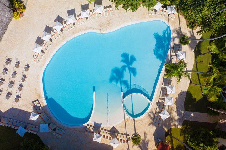 Pool - Aerial view, Impressive Punta Cana