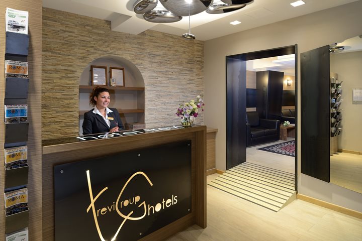 Réception, Hotel Trevi, Rome