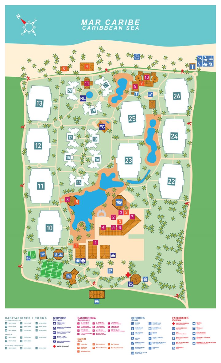 Occidental Punta Cana - Hotel plan