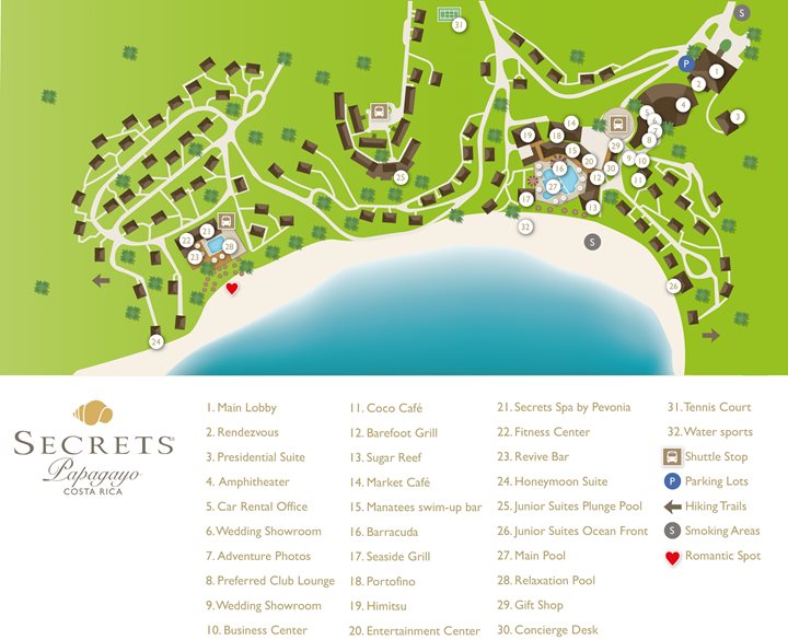 Secrets Papagayo Costa Rica - Hotel plan