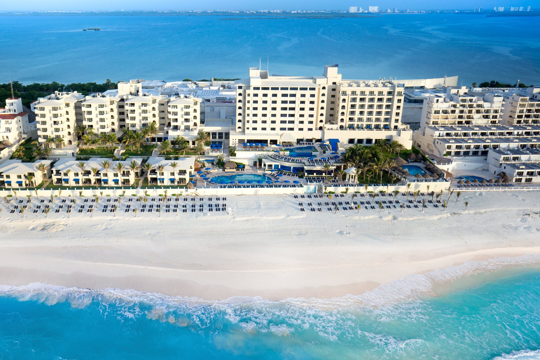 Vue aérienne, Occidental Tucancun, Cancun