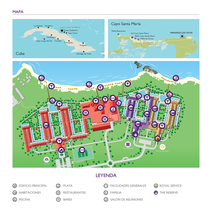 Paradisus Los Cayos - Hotel plan
