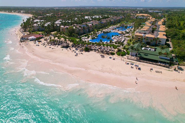 Vue aérienne, Ocean Blue & Sand, Punta Cana