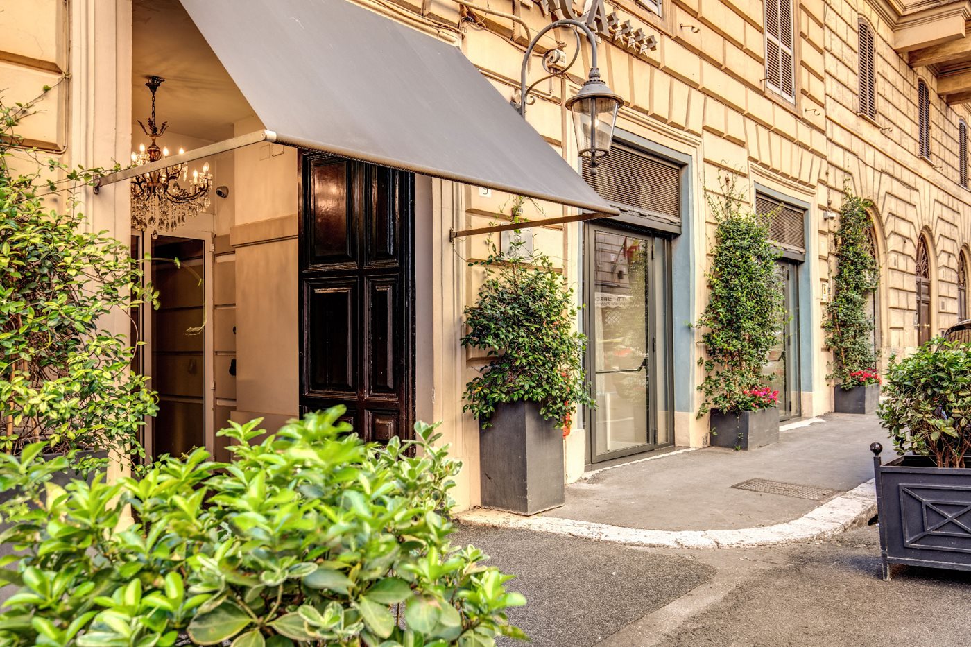 Entrée, Hotel Villafranca, Rome