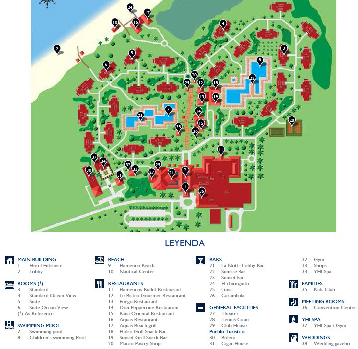 Meliá Jardines del Rey - Hotel plan