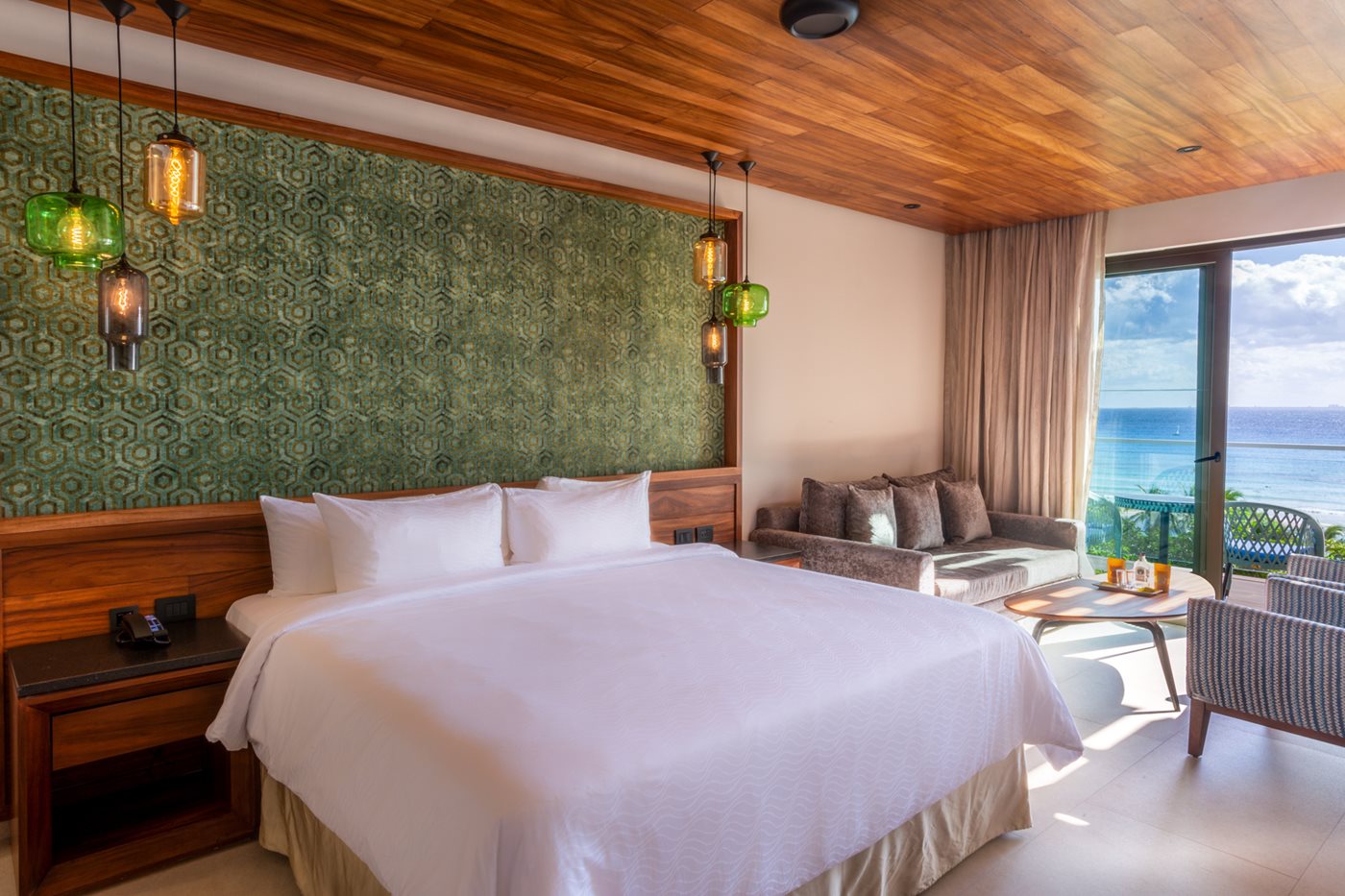 Suite des maîtres Platinum face à la mer très grand lit, Sandos Playacar