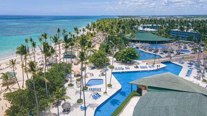 Vue aérienne, Grand Sirenis Punta Cana Resort