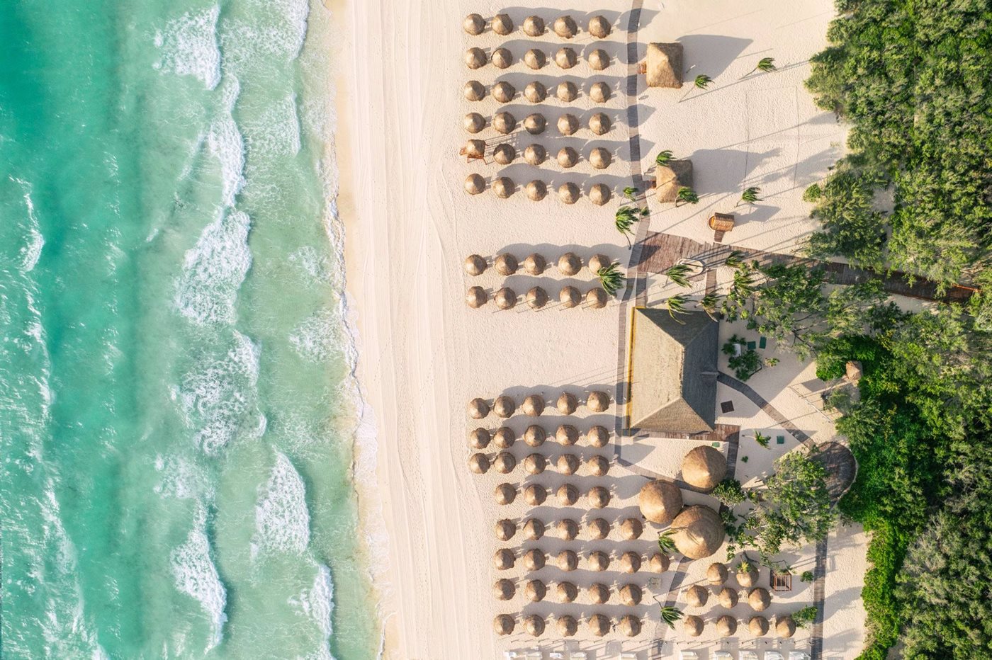 Vue aérienne, Iberostar Selection Paraiso Lindo, Riviera Maya