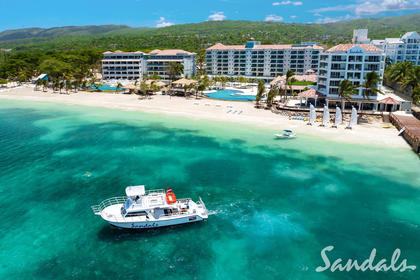 Aerial, Sandals Dunn's River, Ocho Rios