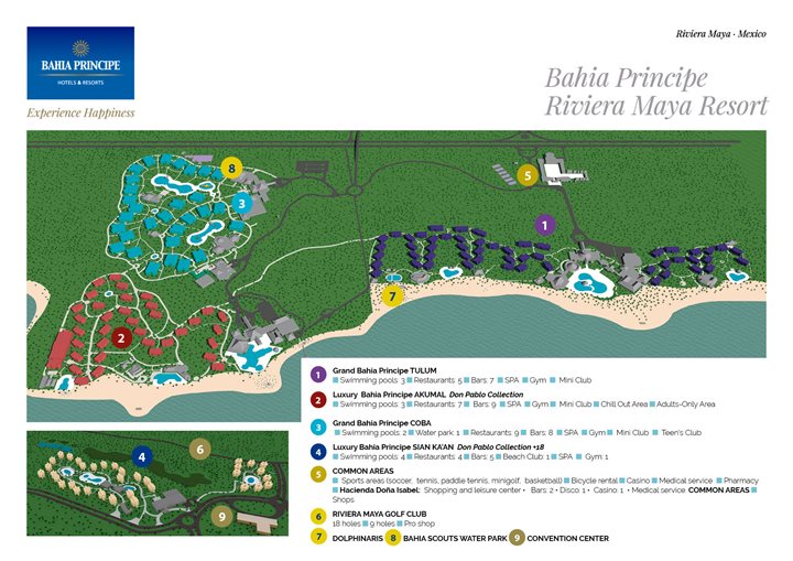 Bahia Principe Luxury Akumal - Hotel plan