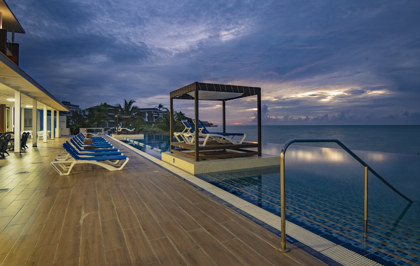 Pool at night, Hotel Playa Vista Azul, Varadero